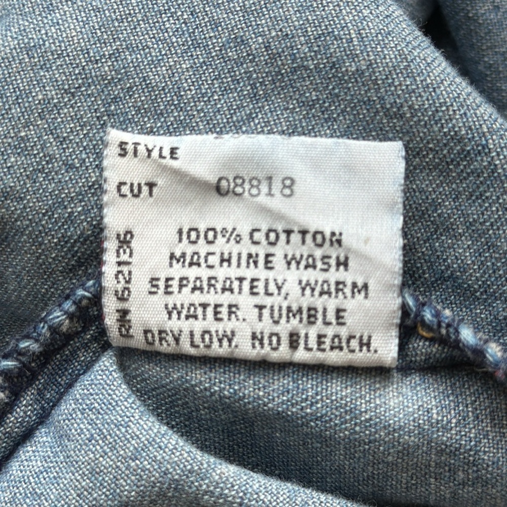Guess denim button-down shirt, size 3 - Picture 8 of 11